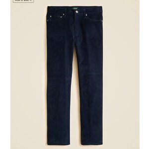 J.Crew 770 Straight-fit Corduroys 38/32 Navy Blue